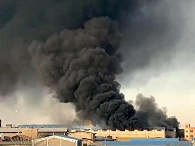 آتش سوزی در شهرک صنعتی شهید رجایی تبریز مهار شد