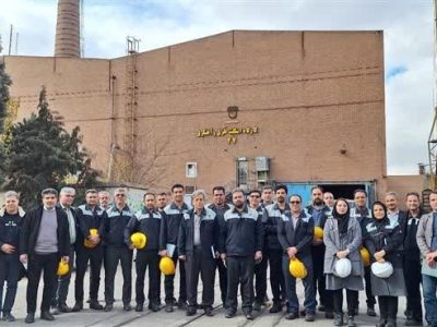 بازدید کارگروه ارگونومی شرکت از دستاوردهای بهداشت حرفه ای و ایمنی در مدیریت های فولاد سازی و نت مکانیک